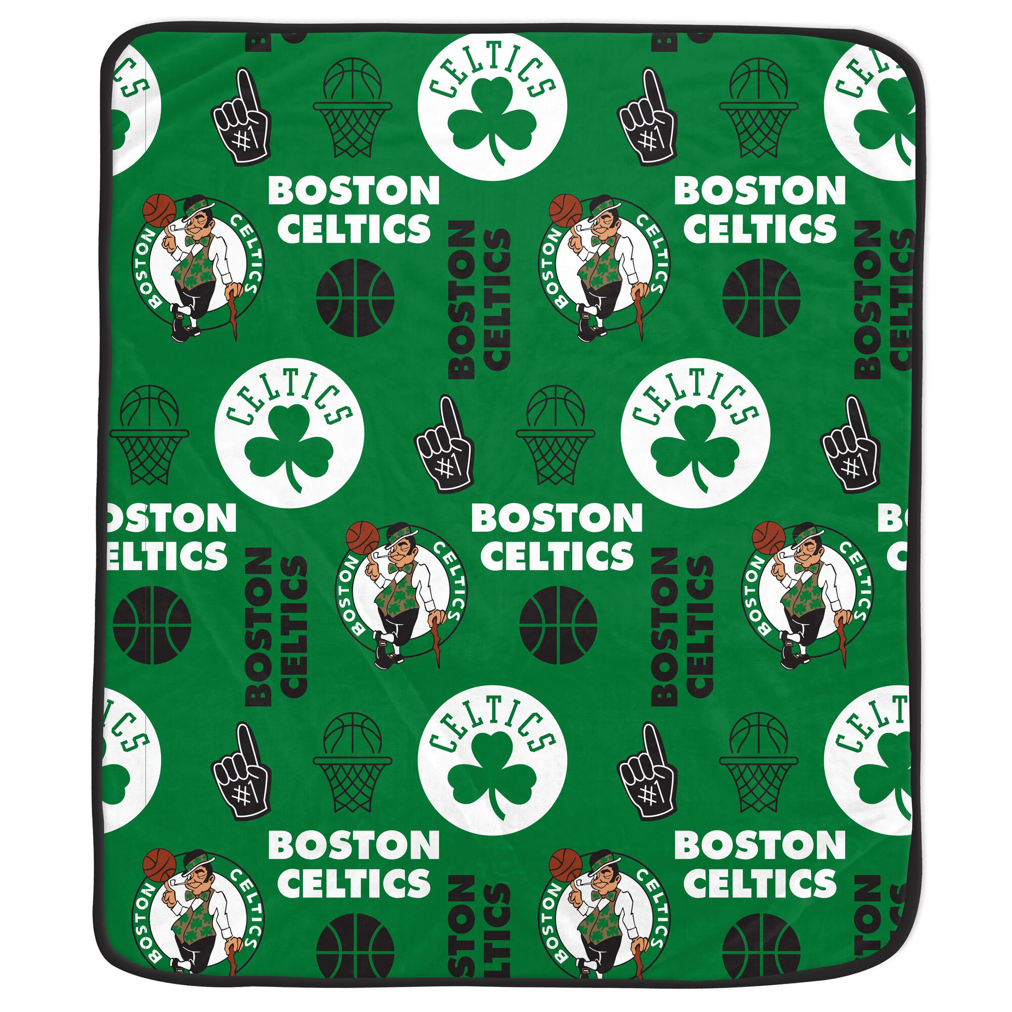 Pegasus Boston Celtics Team Spirit 60" x 70" Ultra Soft Blanket