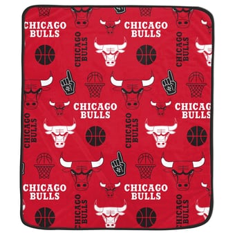 Pegasus Chicago Bulls Team Spirit 60" x 70" Ultra Soft Blanket