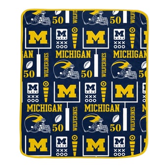 "Pegasus Michigan Wolverines Team Spirit 60"" x 70"" Ultra Soft Blanket"