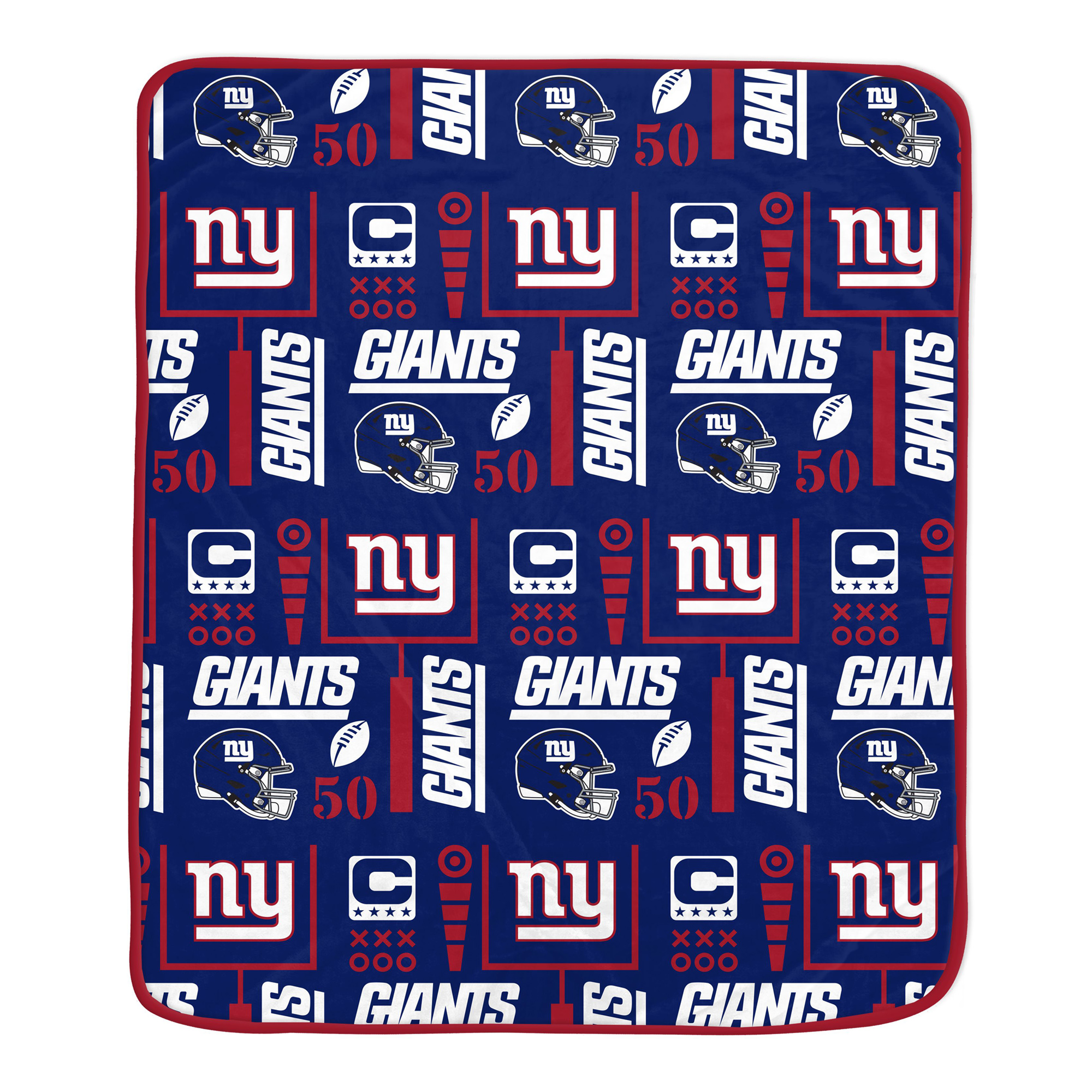 Pegasus New York Giants Team Spirit 60" x 70" Ultra Soft Blanket