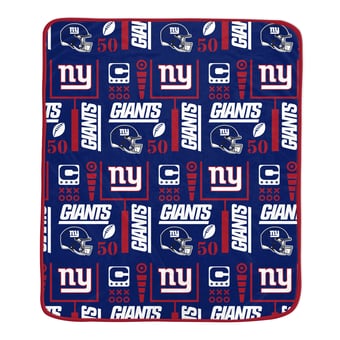 "Pegasus New York Giants Team Spirit 60"" x 70"" Ultra Soft Blanket"