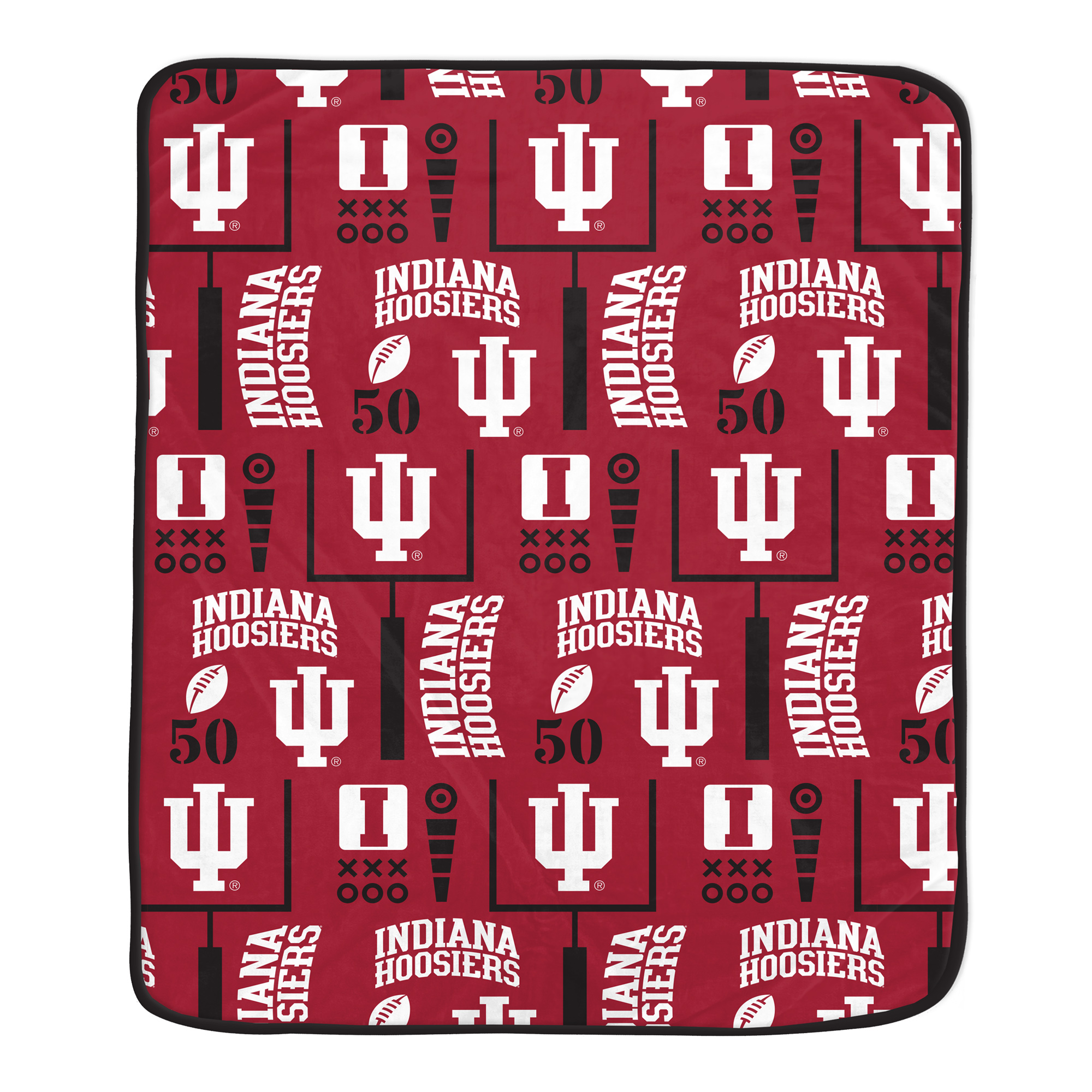 Pegasus Indiana Hoosiers Team Spirit 60" x 70" Ultra Soft Blanket