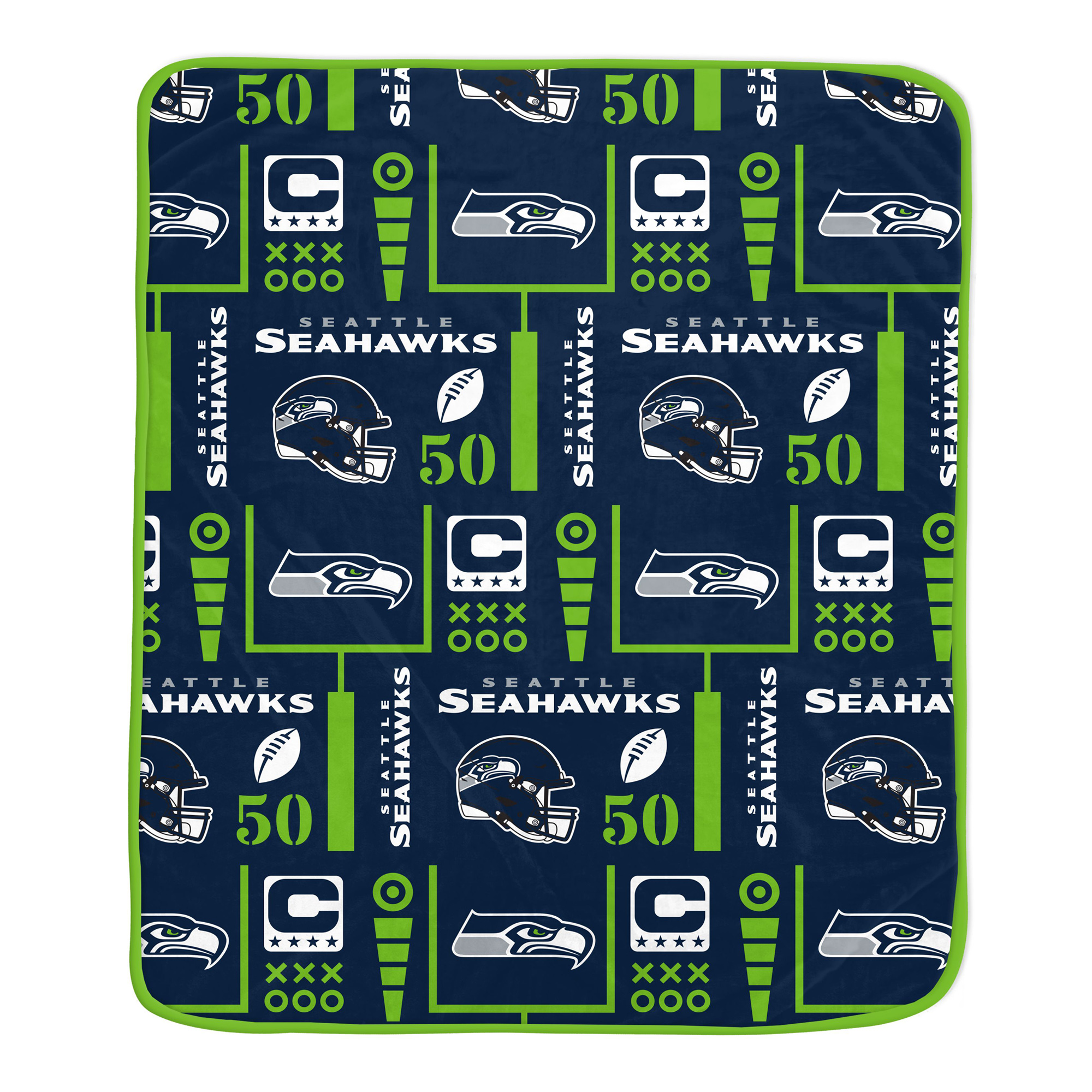 Pegasus Seattle Seahawks Team Spirit 60" x 70" Ultra Soft Blanket