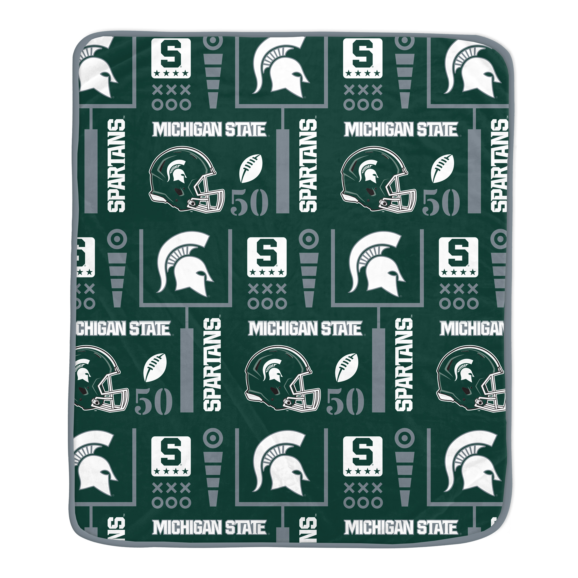 Pegasus Michigan State Spartans Team Spirit 60" x 70" Ultra Soft Blanket