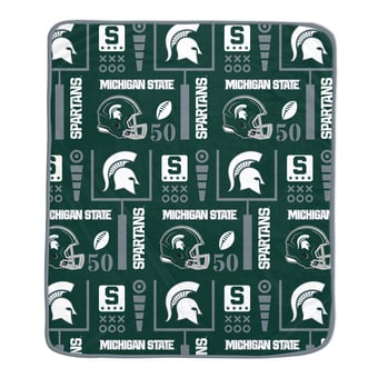 "Pegasus Michigan State Spartans Team Spirit 60"" x 70"" Ultra Soft Blanket"