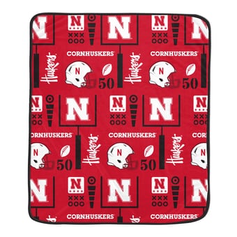"Pegasus Nebraska Huskers Team Spirit 60"" x 70"" Ultra Soft Blanket"