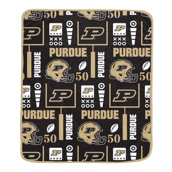 Pegasus Purdue Boilermakers Team Spirit 60" x 70" Ultra Soft Blanket