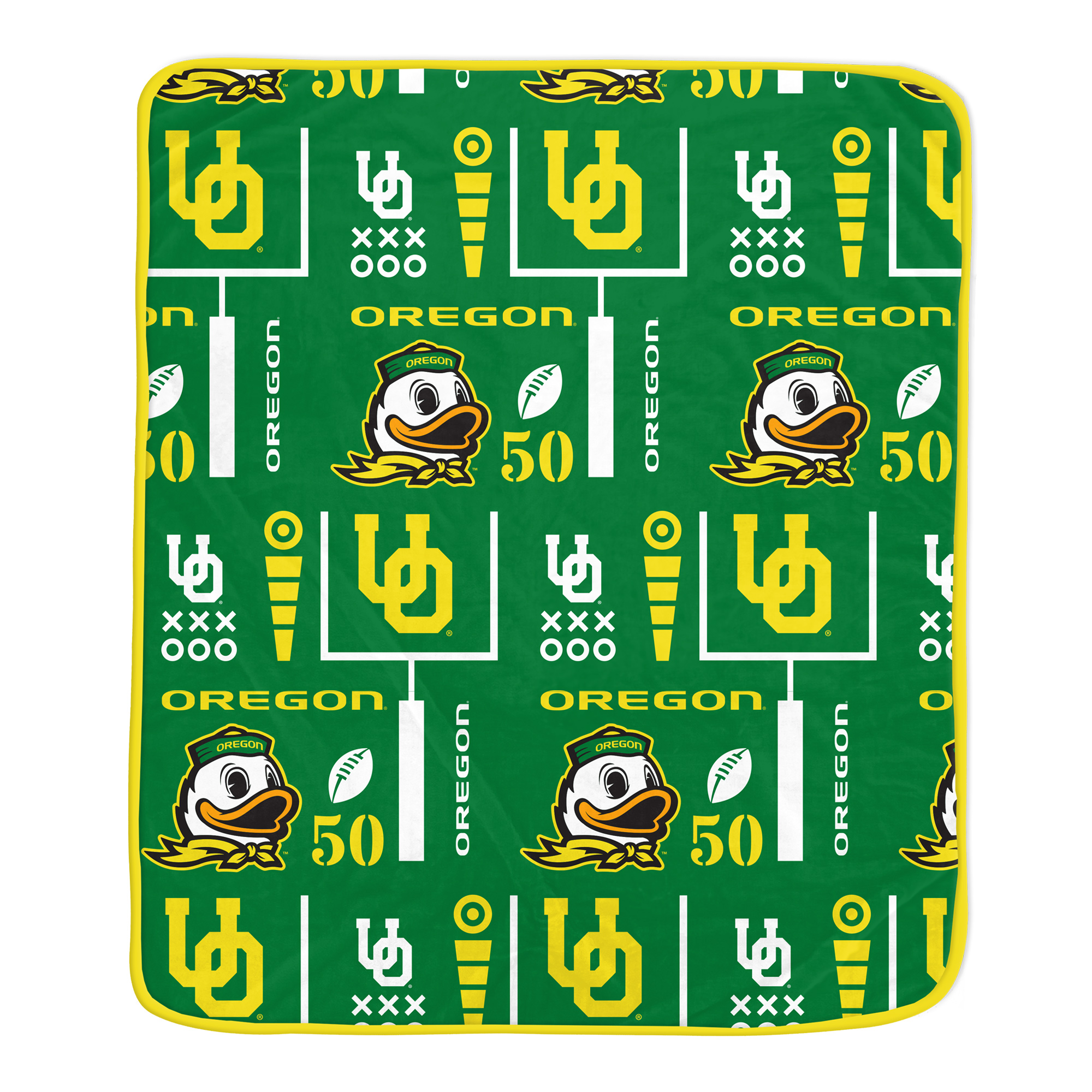 Pegasus Oregon Ducks Team Spirit 60" x 70" Ultra Soft Blanket
