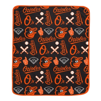 Pegasus Baltimore Orioles Team Spirit 60" x 70" Ultra Soft Blanket