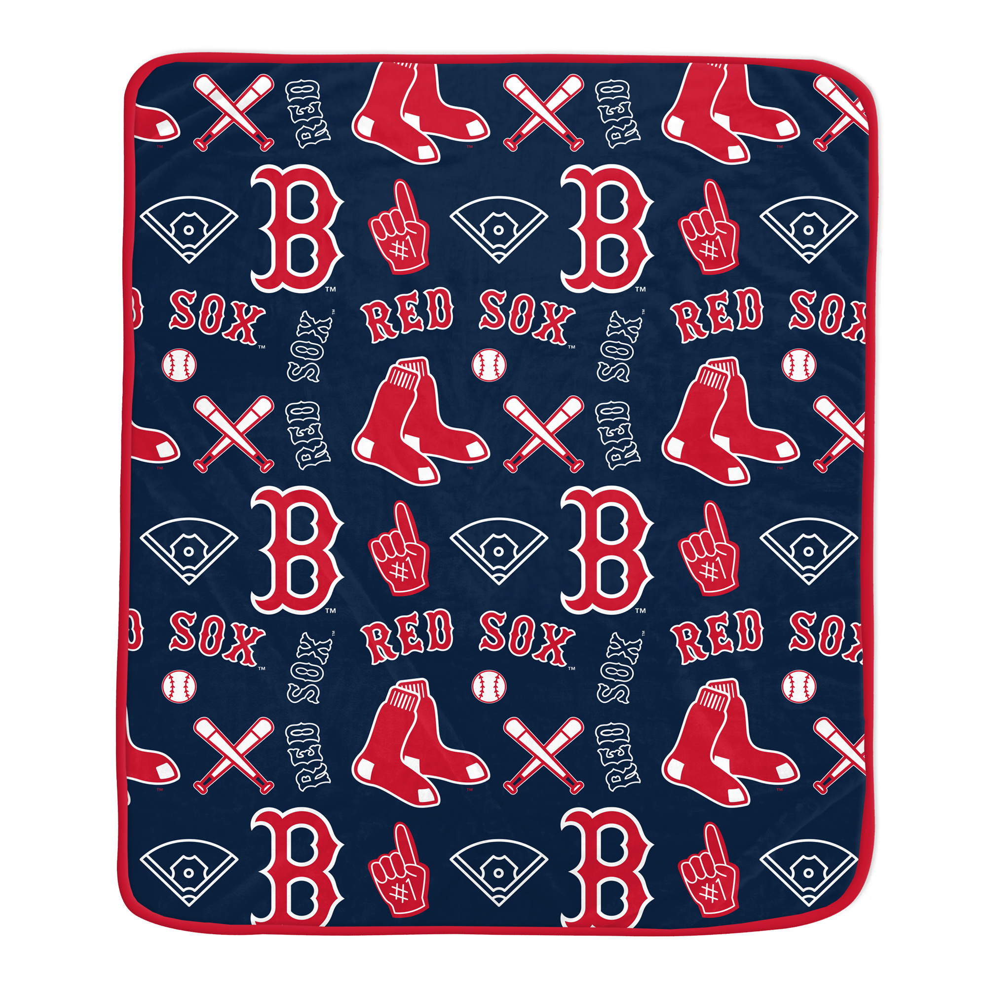 Pegasus Boston Red Sox Team Spirit 60" x 70" Ultra Soft Blanket