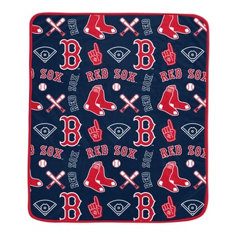 "Pegasus Boston Red Sox Team Spirit 60"" x 70"" Ultra Soft Blanket"