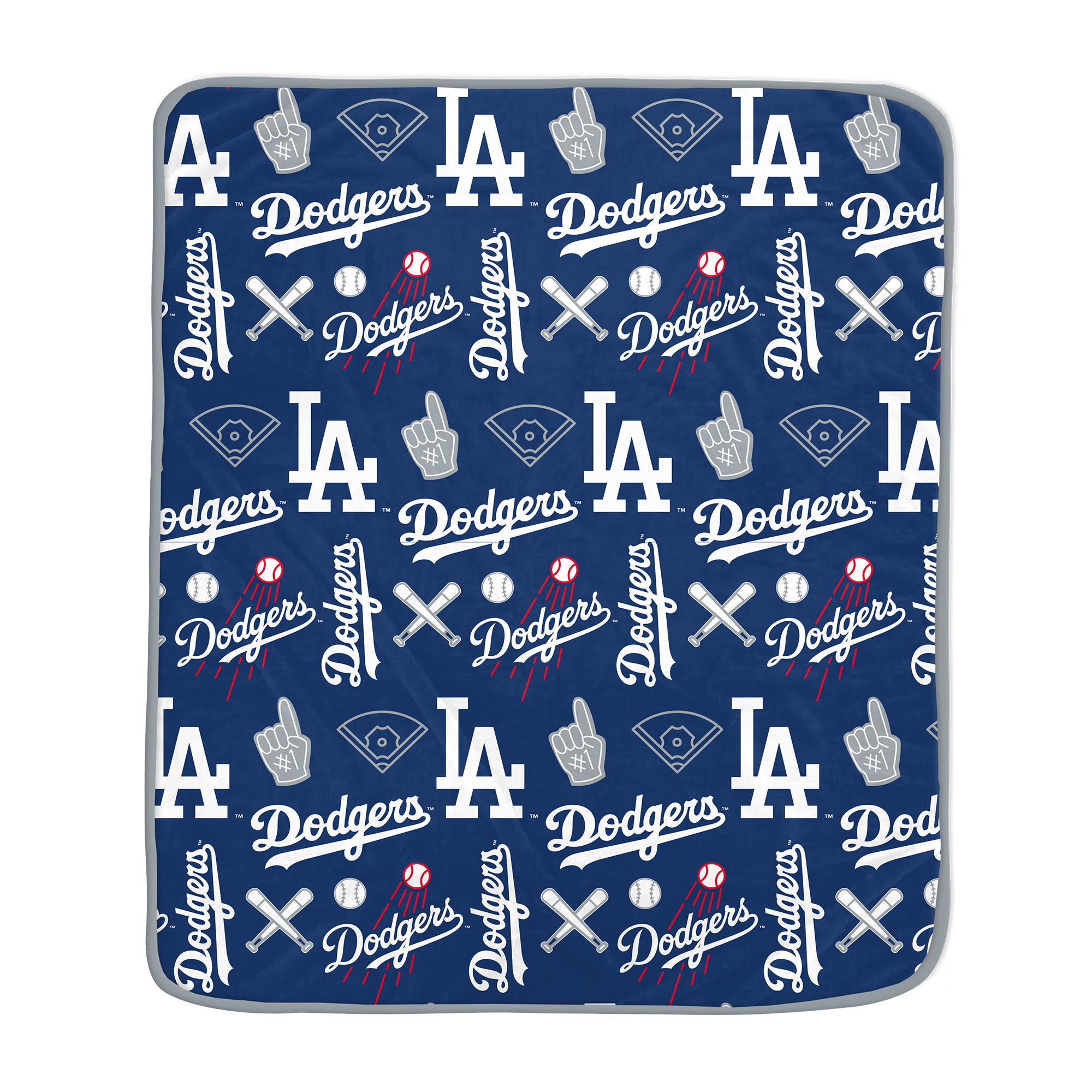 Pegasus Los Angeles Dodgers Team Spirit 60" x 70" Ultra Soft Blanket