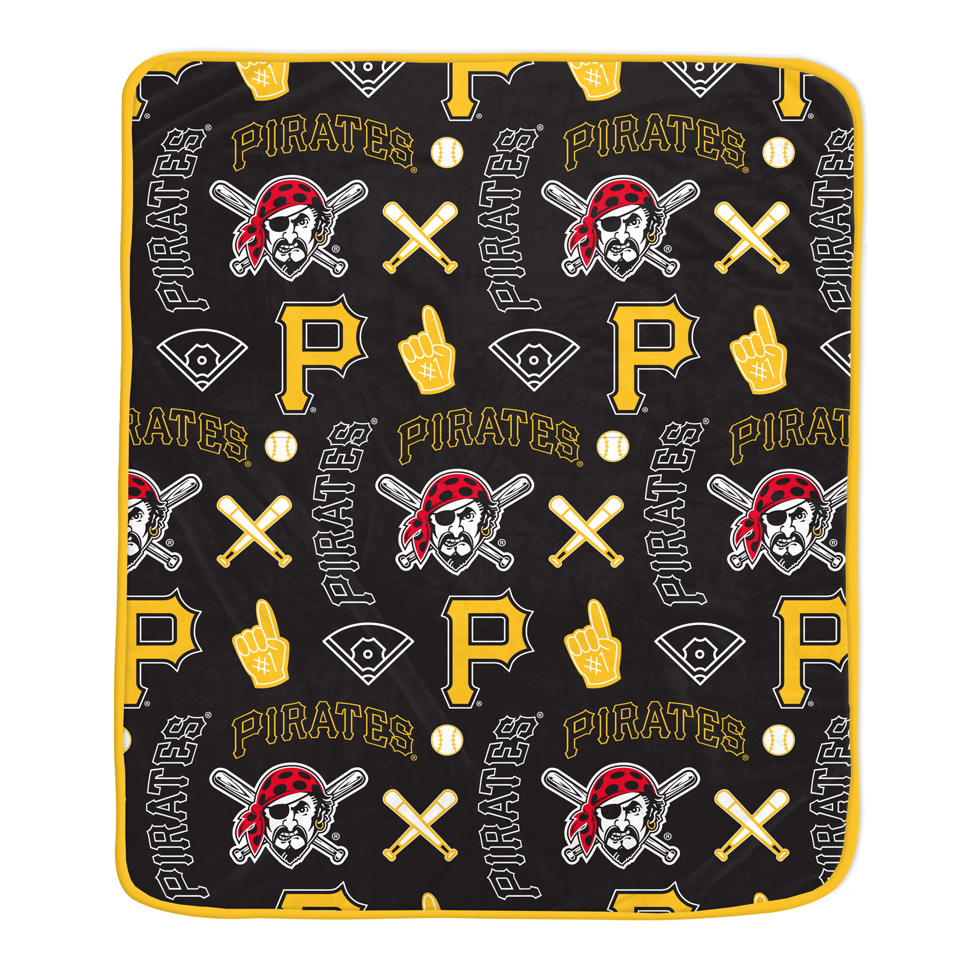 Pegasus Pittsburgh Pirates Team Spirit 60" x 70" Ultra Soft Blanket
