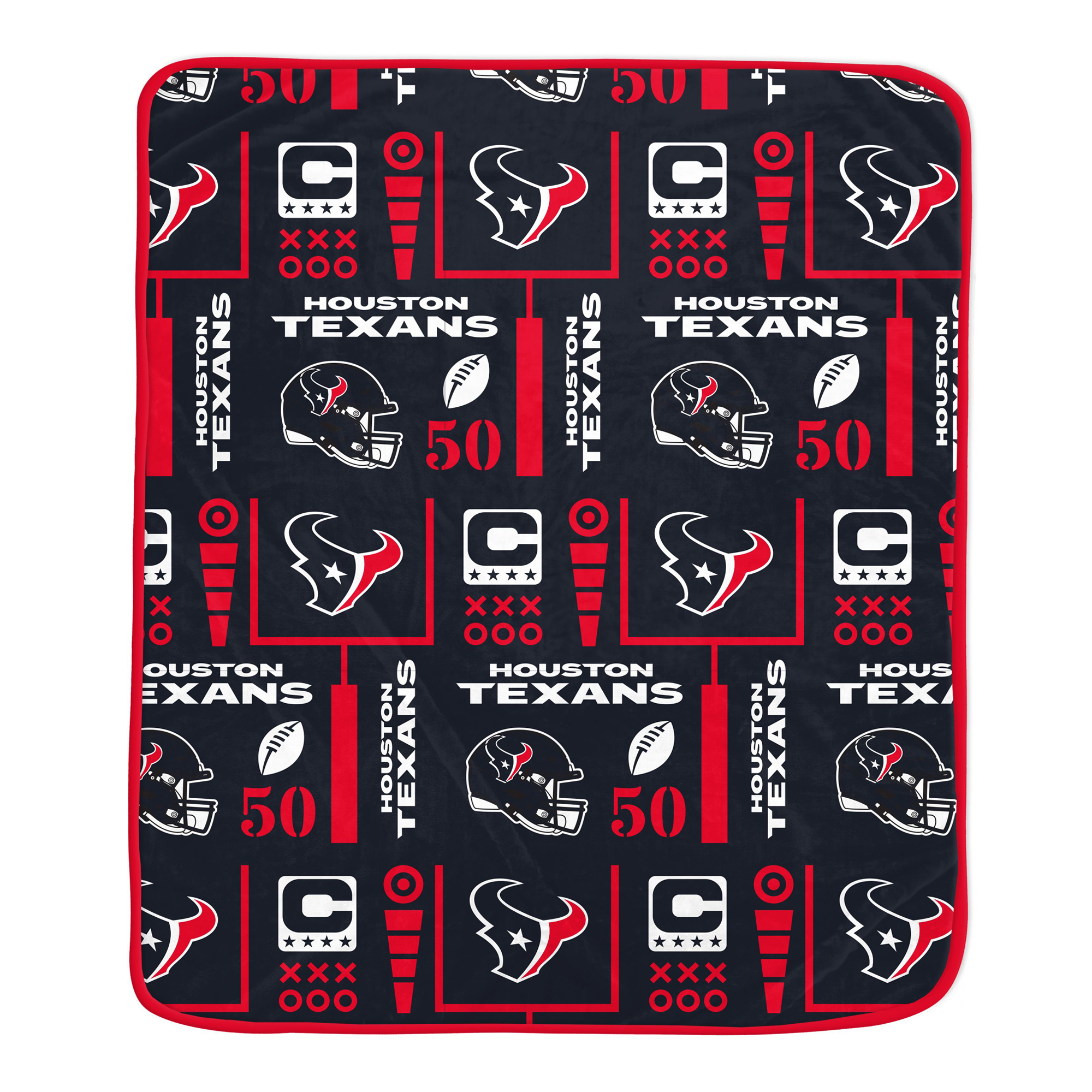Pegasus Houston Texans Team Spirit 60" x 70" Ultra Soft Blanket