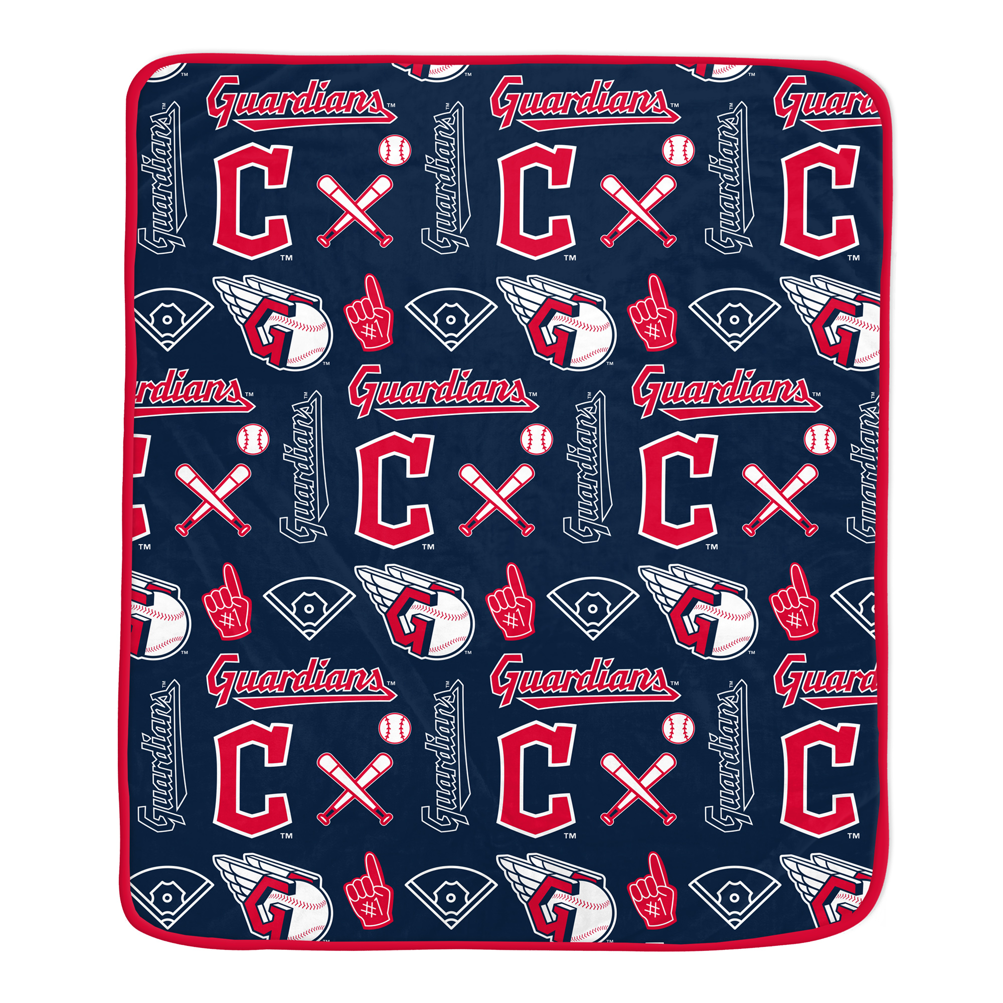 Pegasus Cleveland Guardians Team Spirit 60" x 70" Ultra Soft Blanket