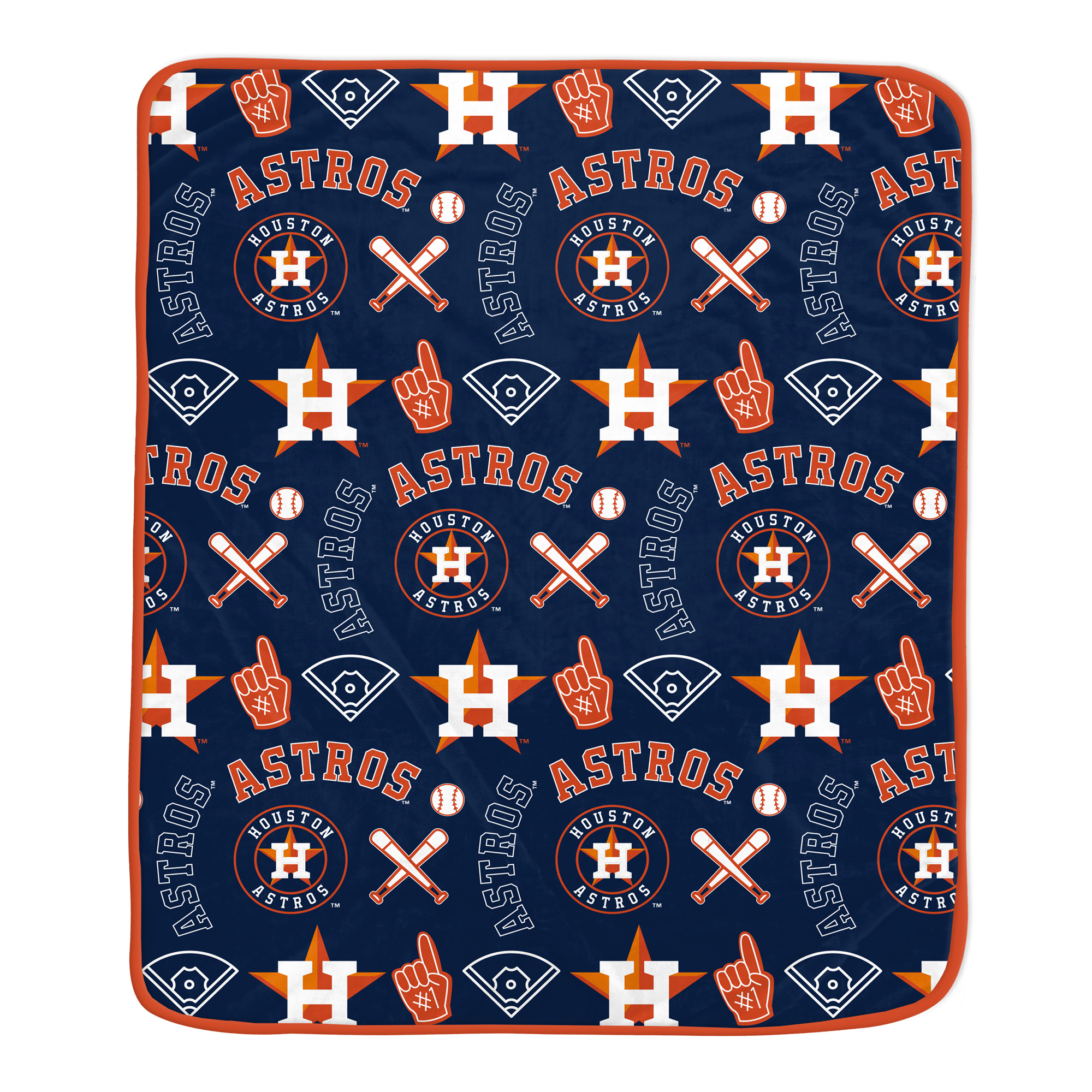 Pegasus Houston Astros Team Spirit 60" x 70" Ultra Soft Blanket