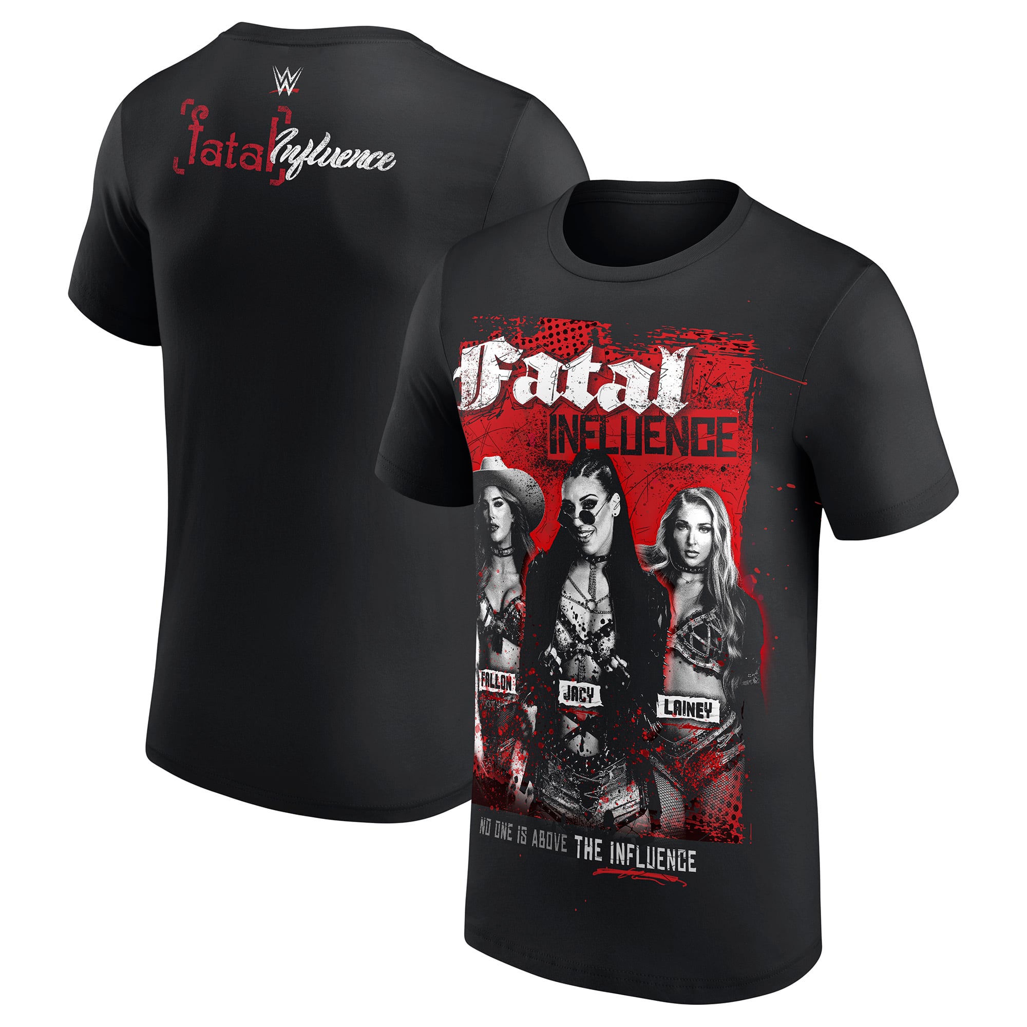 Men's Black Fatal Influence Photo T-Shirt
