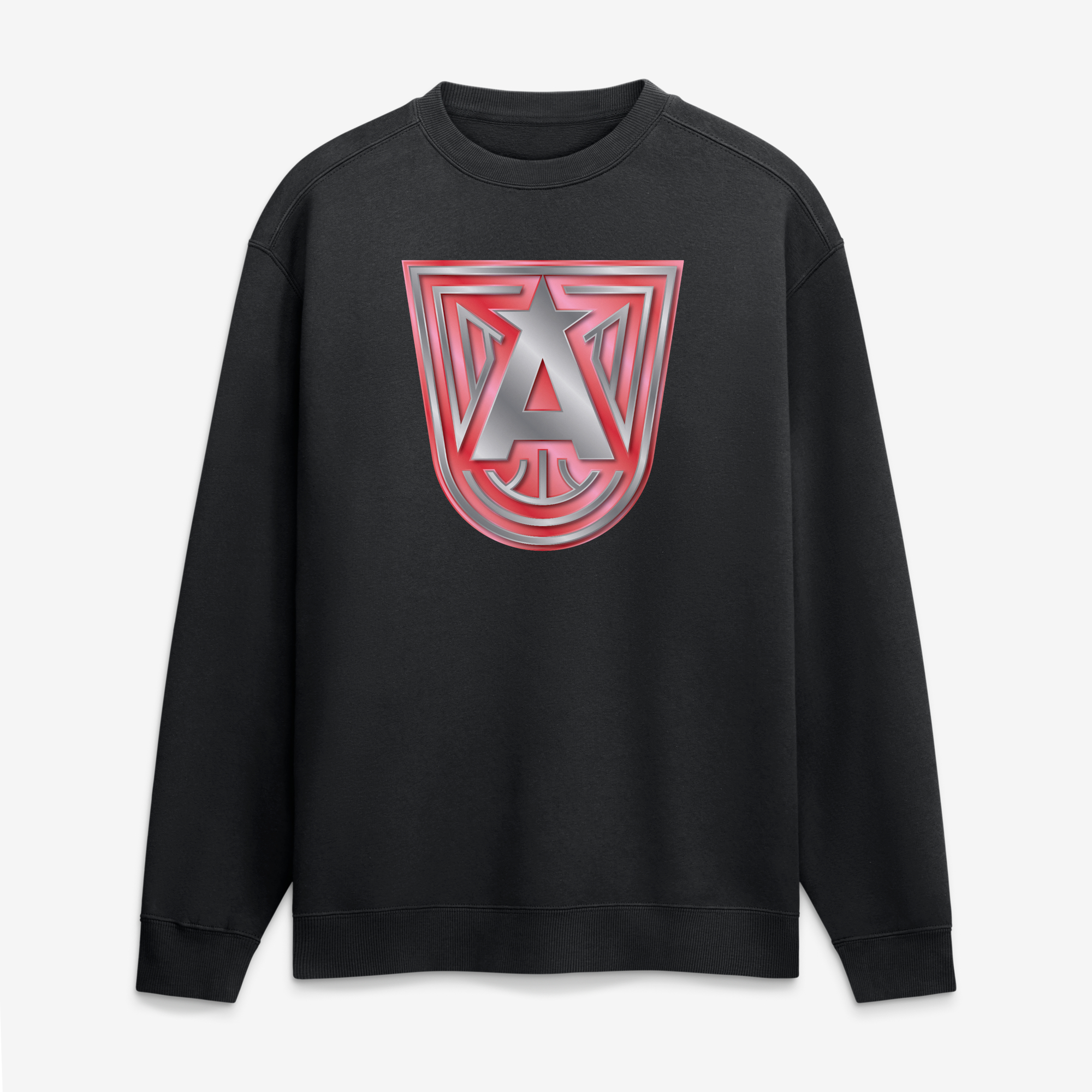 Men's Black Atlanta Dream  Metallic Mascot Sweatshirt