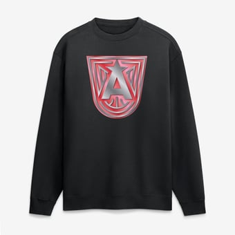 Men's Black Atlanta Dream  Metallic Mascot Sweatshirt