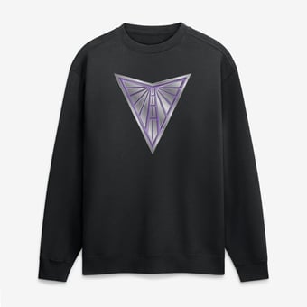 Men's Black Golden State Valkyries  Metallic Mascot Sweatshirt