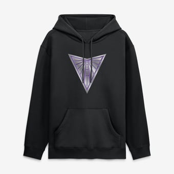 Men's Black Golden State Valkyries  Metallic Mascot Hoodie