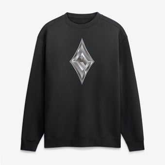 Men's Black Las Vegas Aces  Metallic Mascot Sweatshirt
