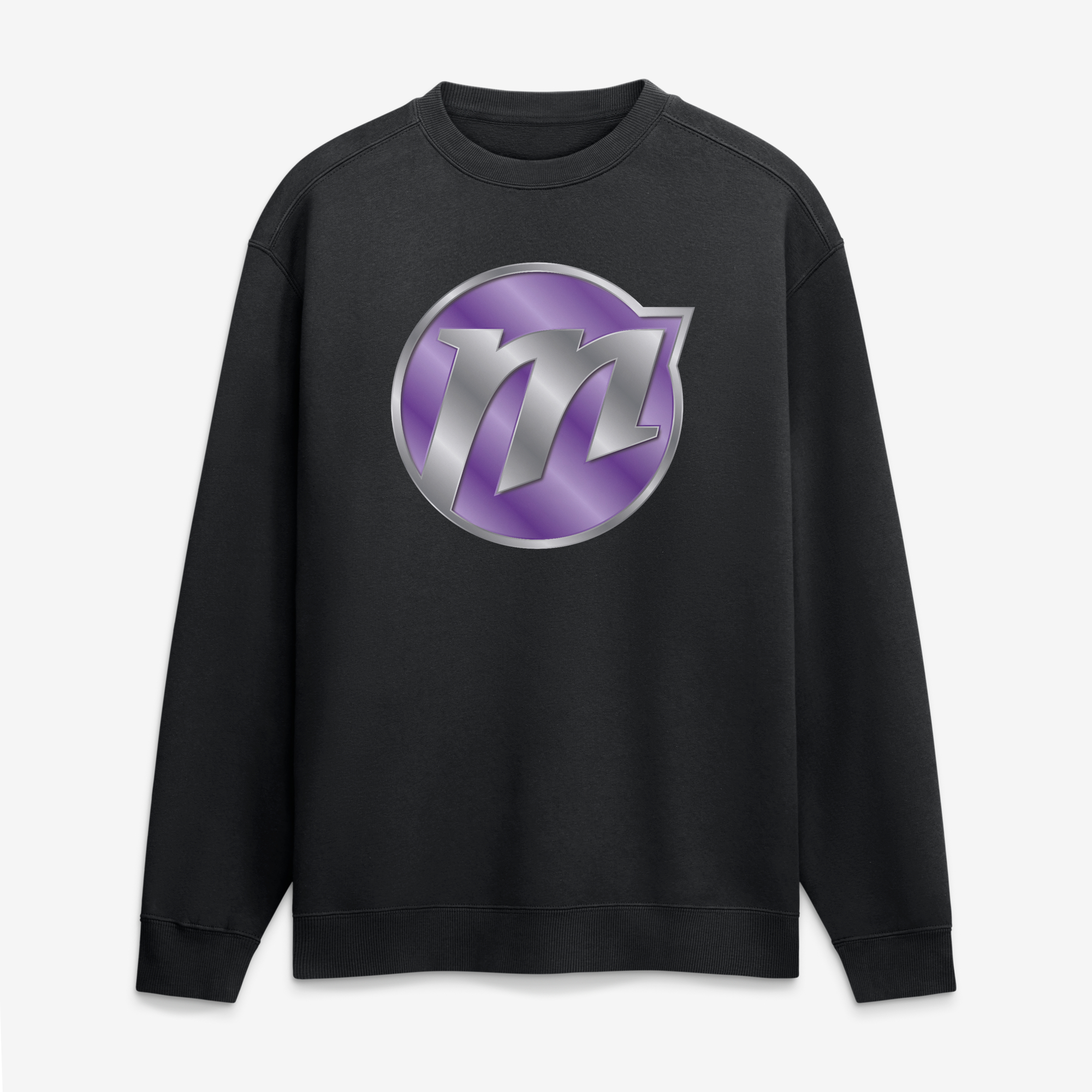 Men's Black Phoenix Mercury  Metallic Mascot Sweatshirt