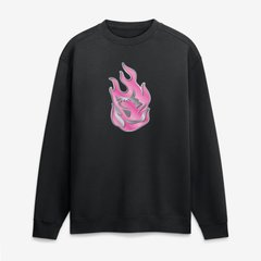 Men's Black Portland Fire  Metallic Mascot Sweatshirt