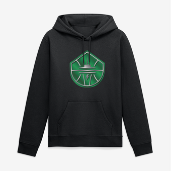 Men's Black Seattle Storm Big & Tall Metallic Mascot Hoodie