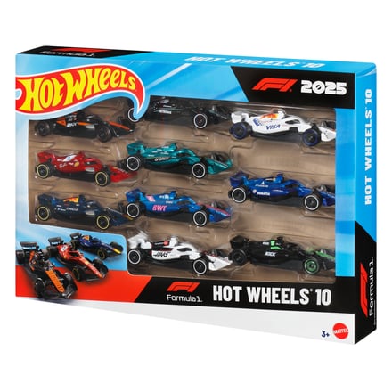 Formula 1 Hot Wheels Basic Car 10 Pack