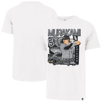 Men's '47 Munetaka Murakami White Chicago White Sox Field Mark Franklin T-Shirt