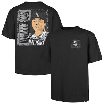 Men's '47 Munetaka Murakami Black Chicago White Sox Profile Foundation T-Shirt