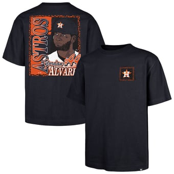 Men's '47 Yordan Alvarez Navy Houston Astros Profile Foundation T-Shirt