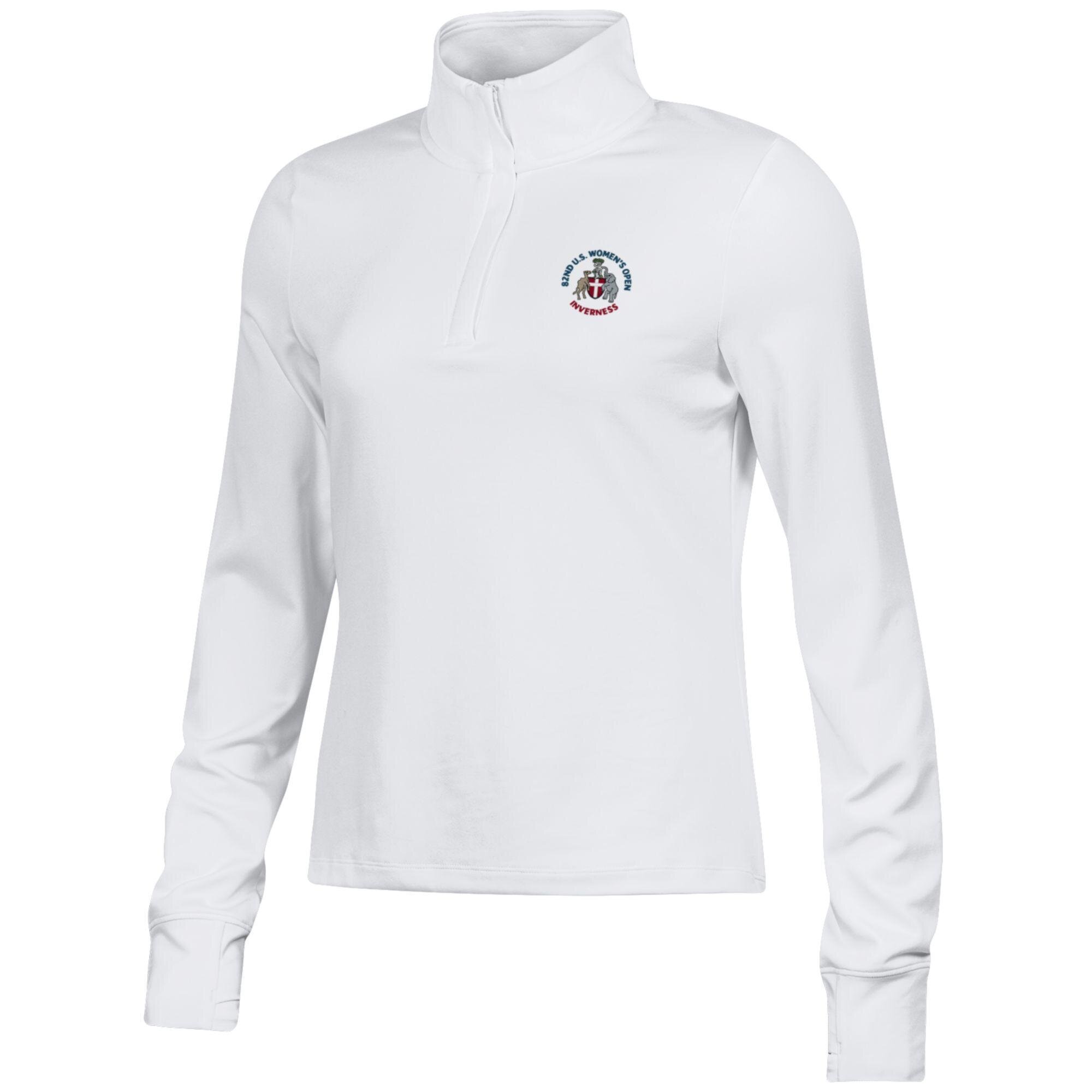Women’s 2027 U.S. Women’s Open Under Armour White Motion Quarter-Zip Pullover Women’s 2027 U.S. Women’s Open Under Armour White Motion Quarter-Zip Pullover