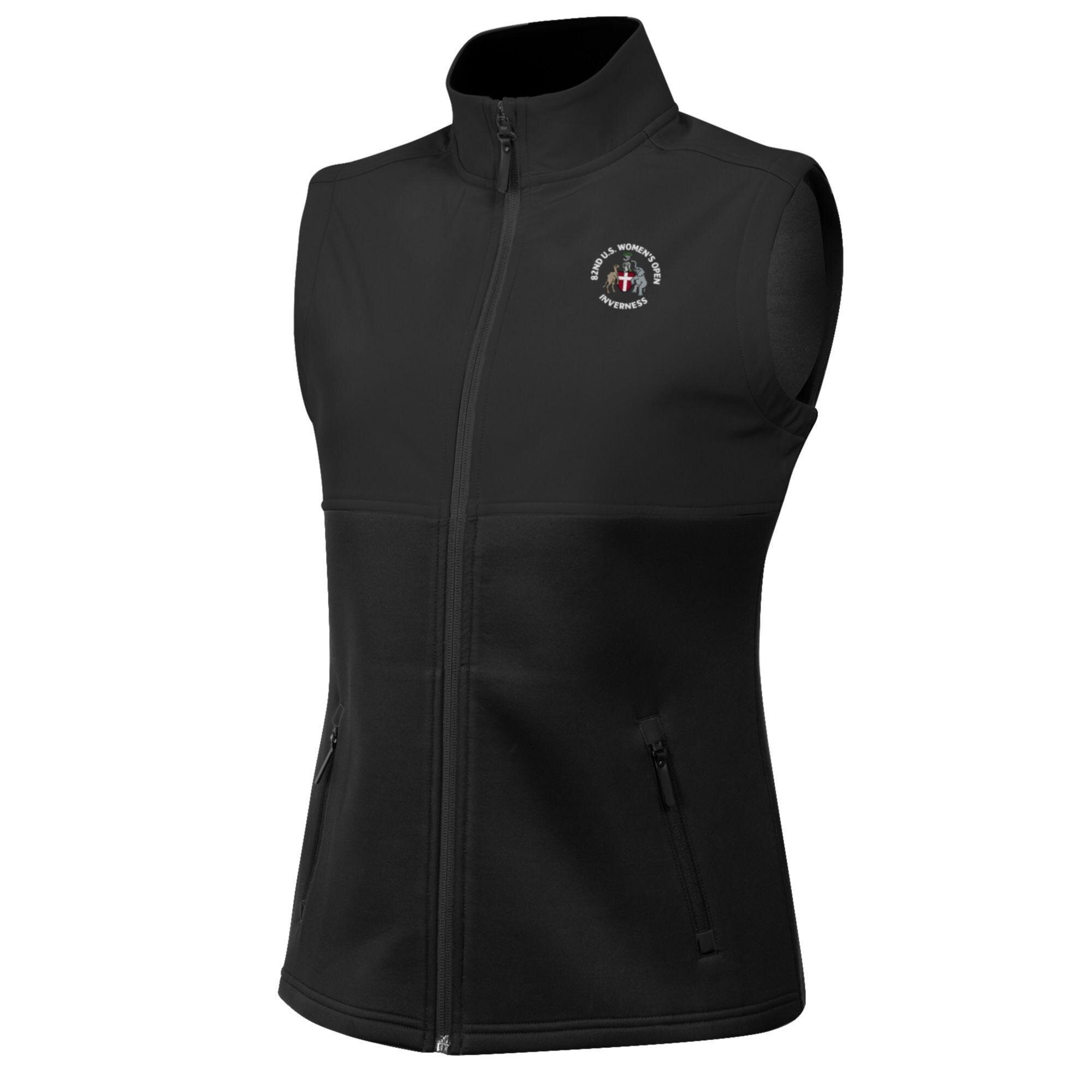 Women’s 2027 U.S. Women’s Open Under Armour Black Drive Pro Hybrid Full-Zip Vest Women’s 2027 U.S. Women’s Open Under Armour Black Drive Pro Hybrid Full-Zip Vest