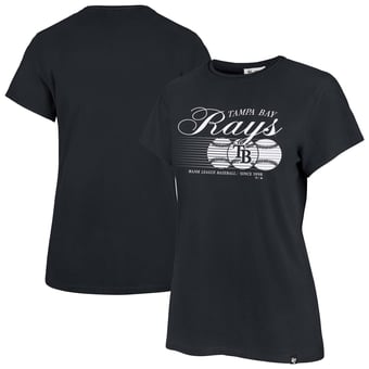 Women's '47 Navy Tampa Bay Rays Speed Throw Frankie T-Shirt