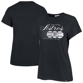 Women's '47 Navy Houston Astros Speed Throw Frankie T-Shirt
