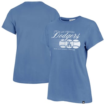 Women's '47 Blue Los Angeles Dodgers Speed Throw Frankie T-Shirt