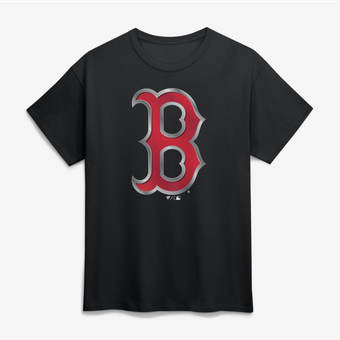 Men's Black Boston Red Sox Big & Tall Metallic Mascot T-Shirt