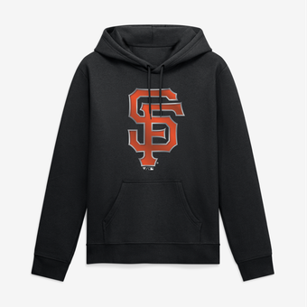 Men's Black San Francisco Giants Big & Tall Metallic Mascot Hoodie