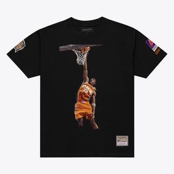 Unisex Mitchell & Ness Amar'e Stoudemire Black Phoenix Suns Basketball Hall of Fame Player T-Shirt