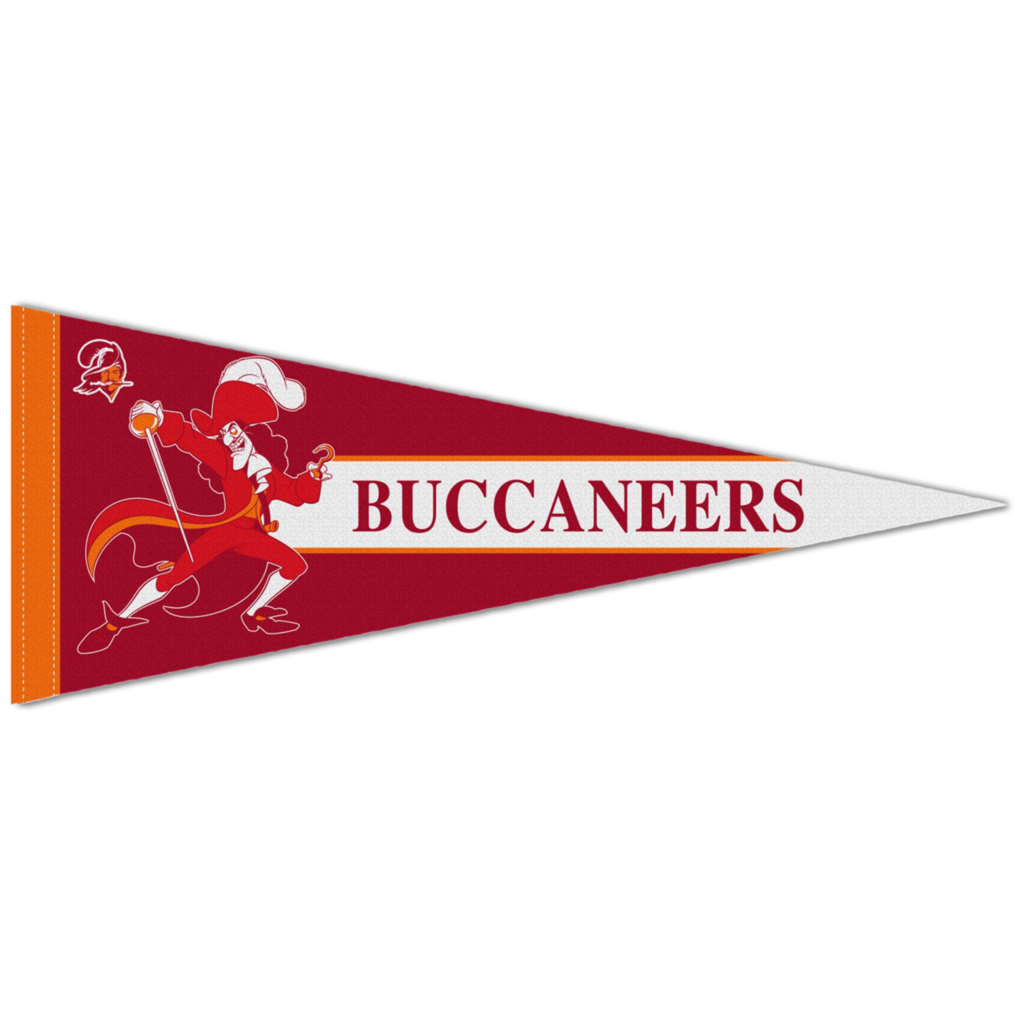 WinCraft Tampa Bay Buccaneers Disney x NFL Captain Hook 12" x 30" Premium Pennant