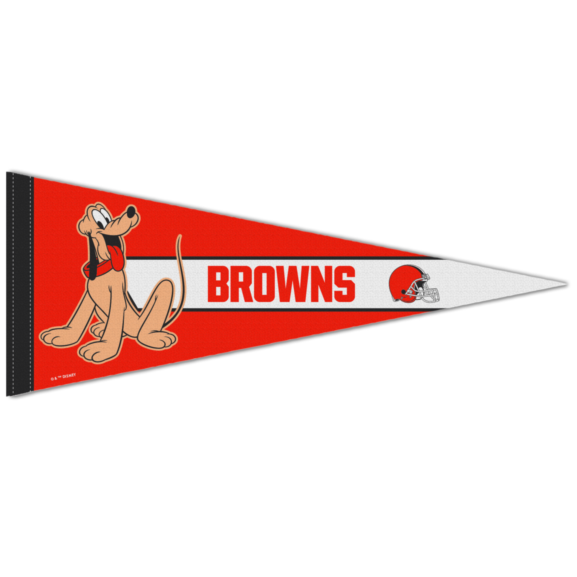 WinCraft Cleveland Browns Disney x NFL Pluto 12" x 30" Premium Pennant