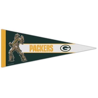 WinCraft Green Bay Packers Disney x NFL Chewbacca 12" x 30" Premium Pennant