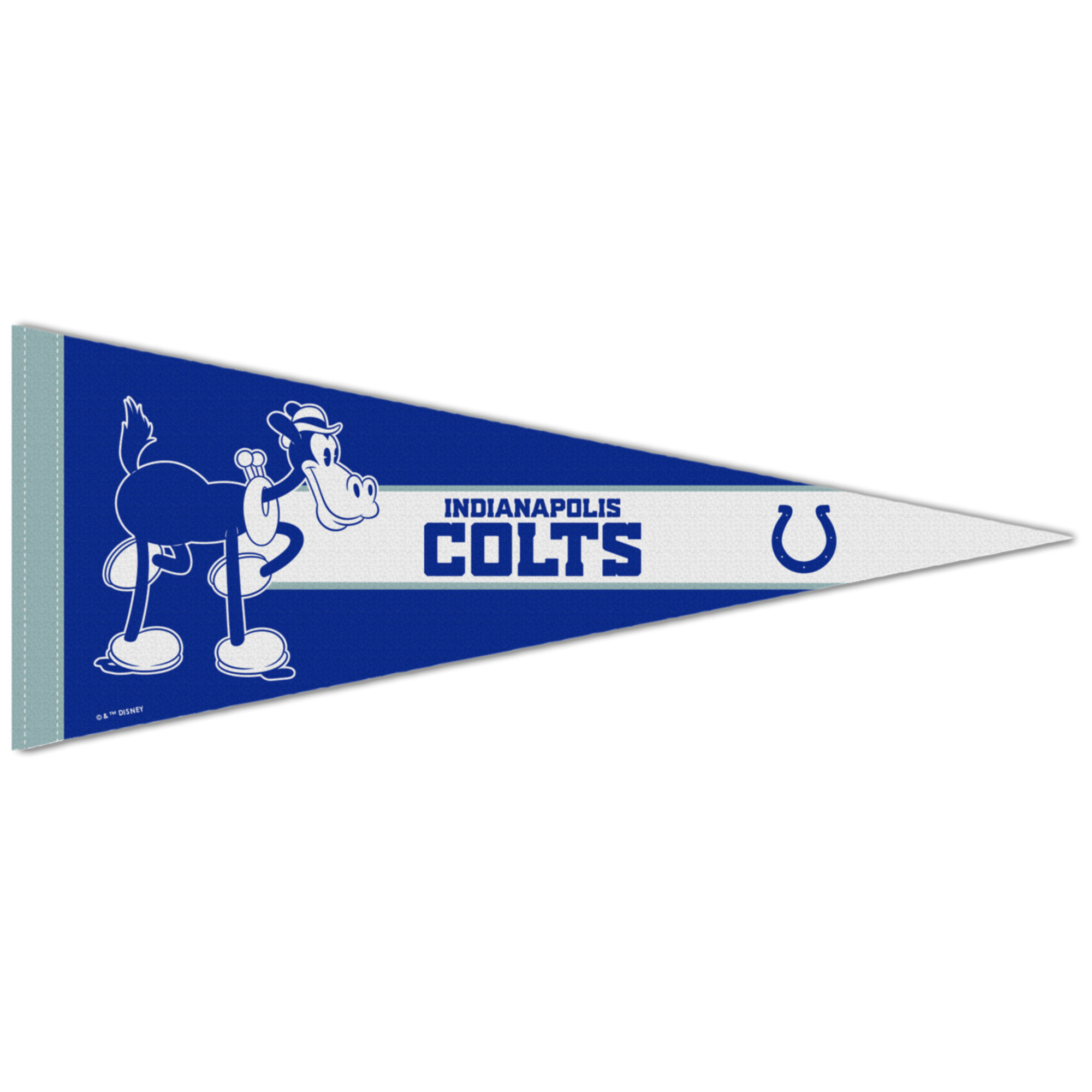 WinCraft Indianapolis Colts Disney x NFL Horace Horsecollar 12" x 30" Premium Pennant