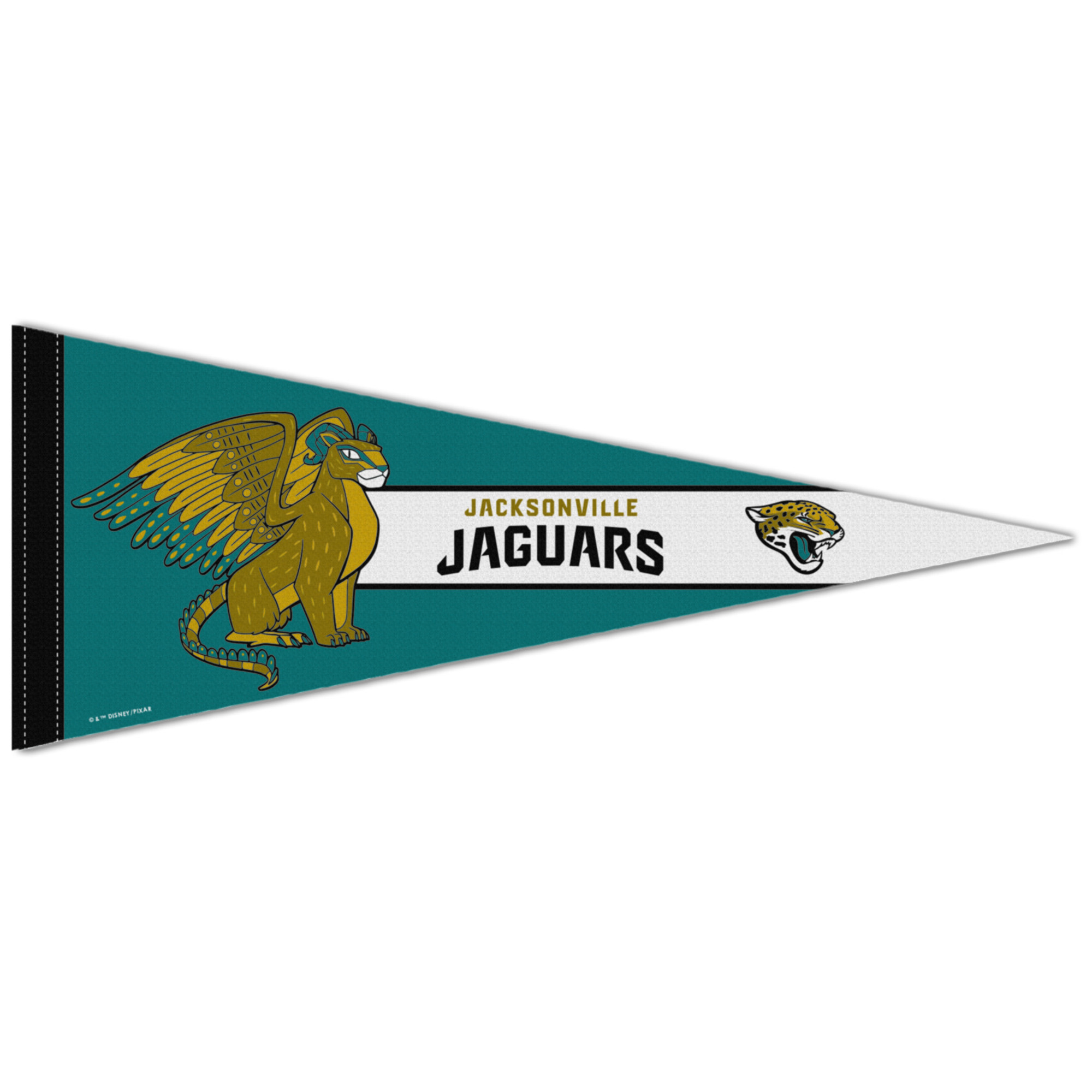 WinCraft Jacksonville Jaguars Disney x NFL Pepita 12" x 30" Premium Pennant