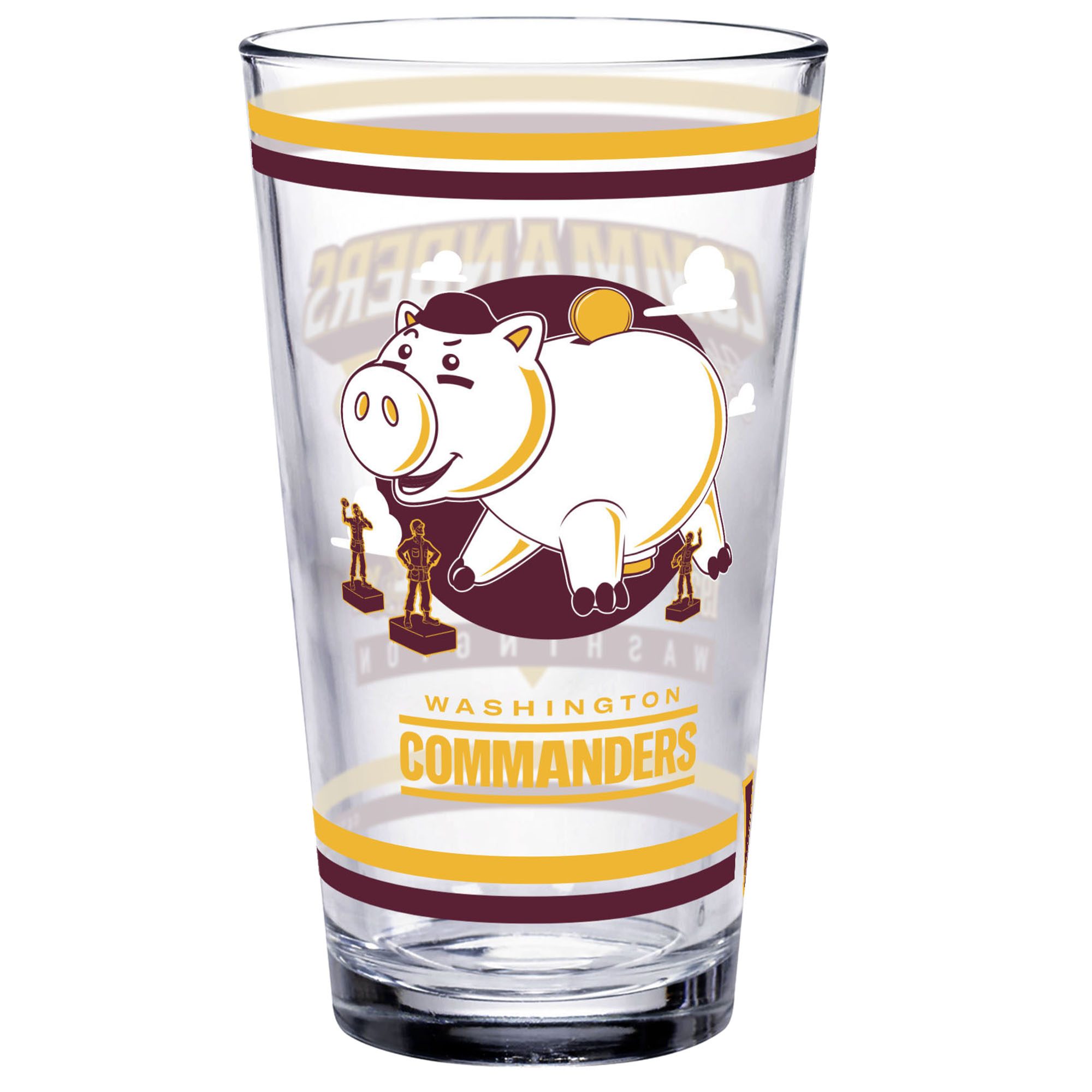 WinCraft Washington Commanders Disney x NFL Hamm 16oz. Pint Glass