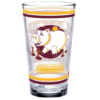 WinCraft Washington Commanders Disney x NFL Hamm 16oz. Pint Glass