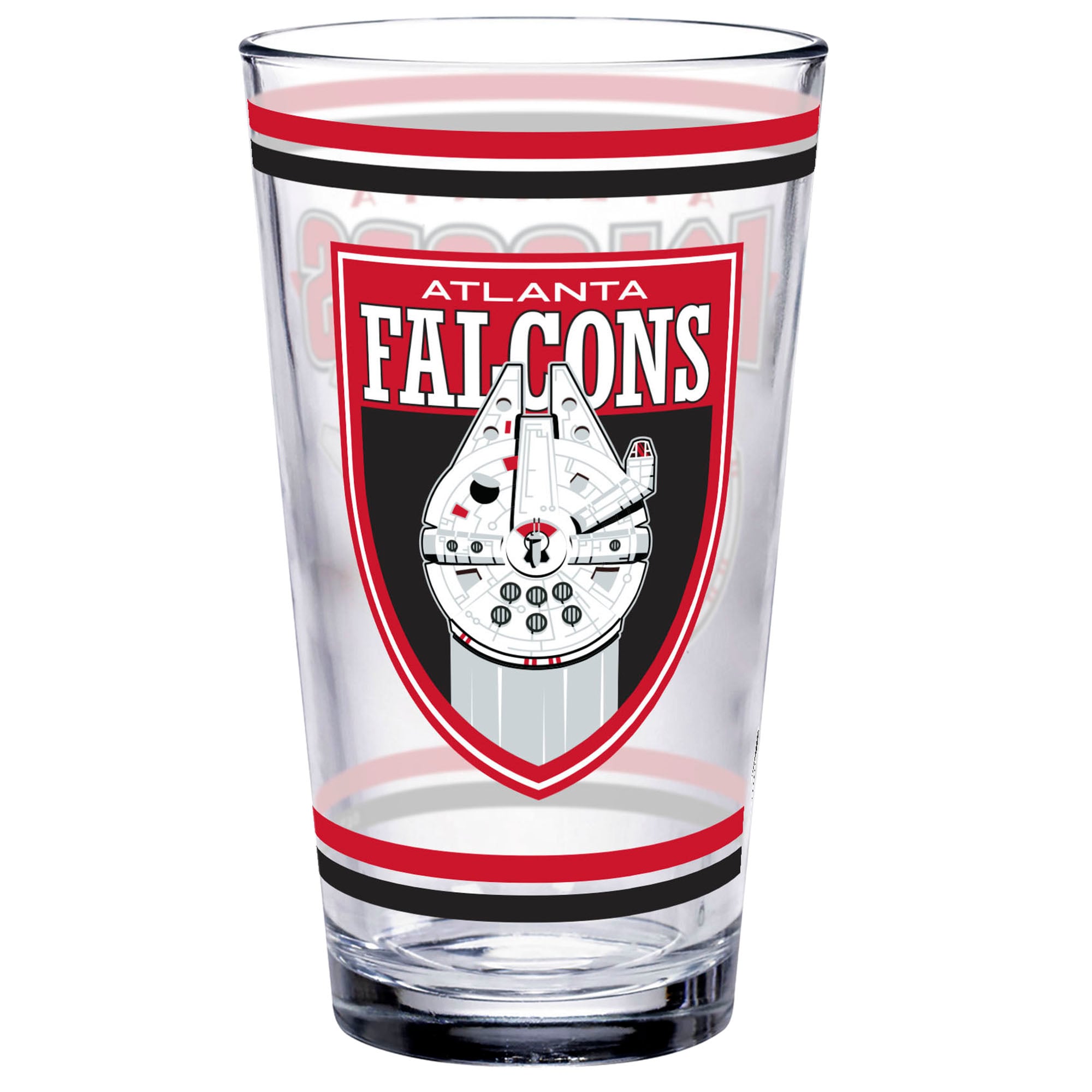 WinCraft Atlanta Falcons Disney x NFL Millennium Falcon 16oz. Pint Glass
