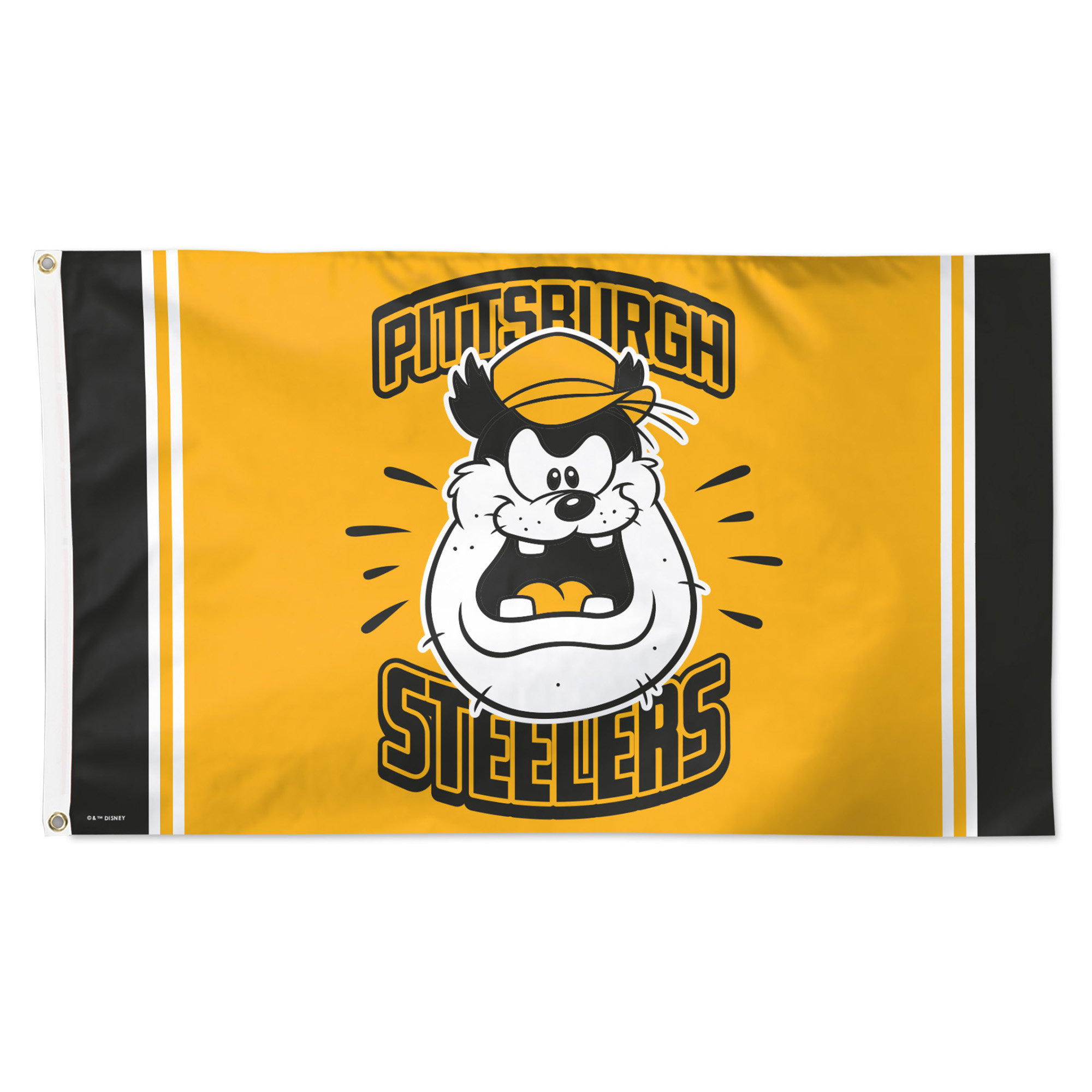WinCraft Pittsburgh Steelers Disney x NFL Pete 3' x 5' Single-Sided Deluxe Flag